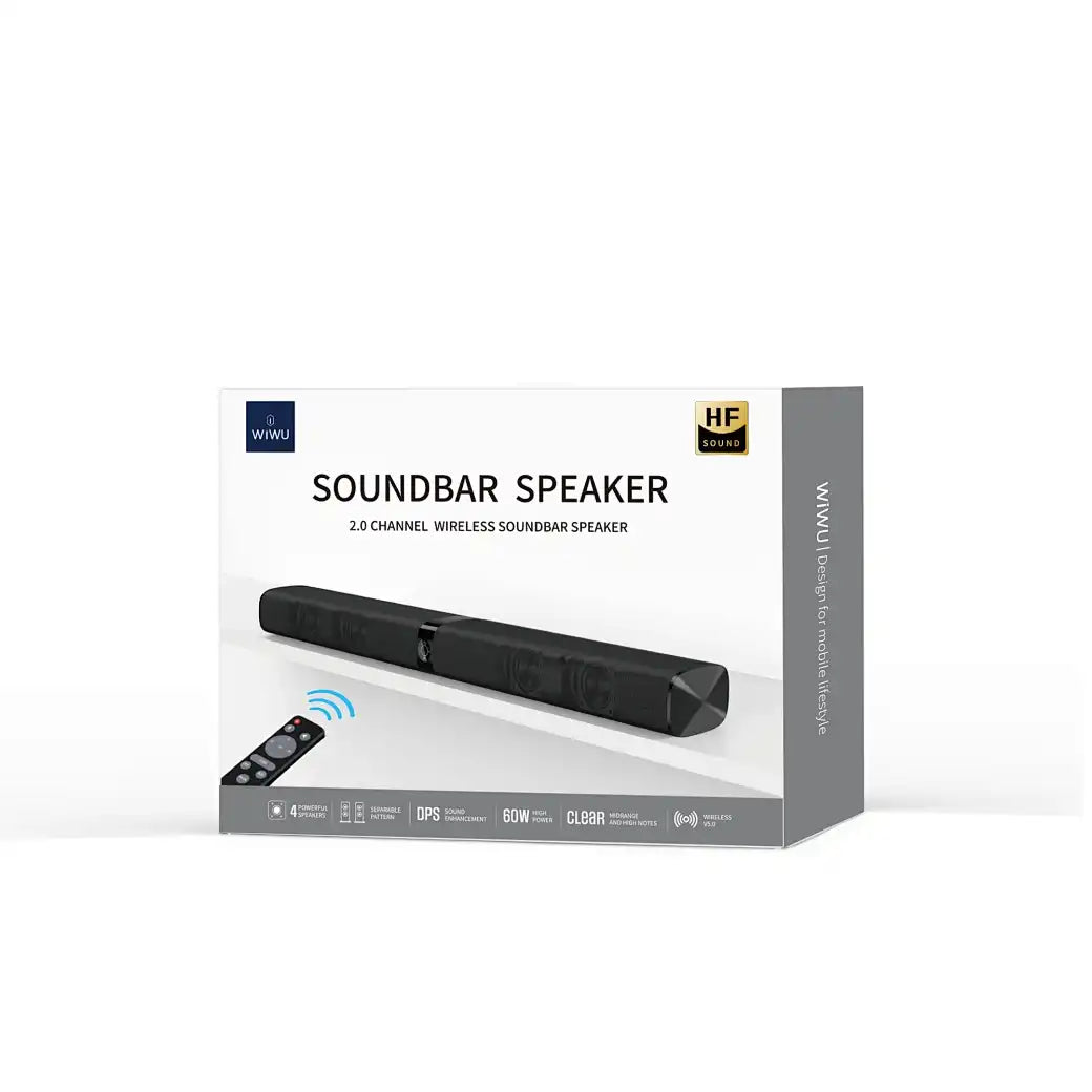 Wiwu Sounder S1 60W Bluetooth 5.0 Sound Bar – Home Theater Sound System