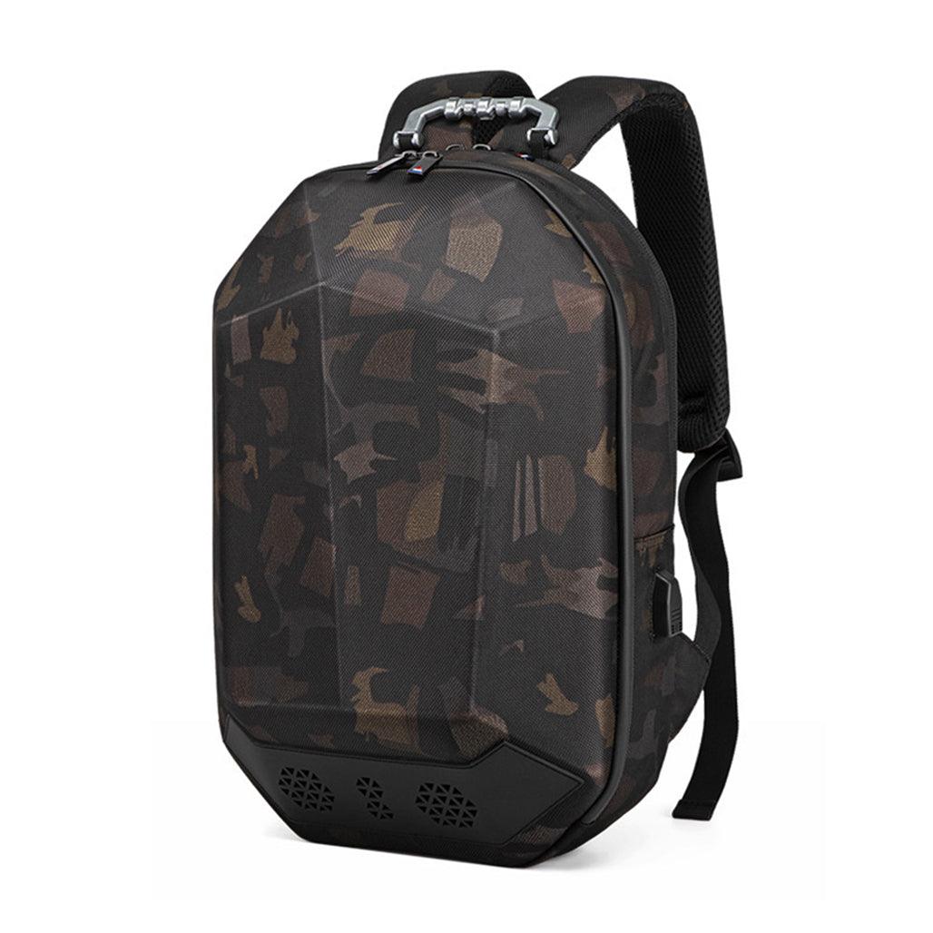 OZUKO 9205 15.6" Hard Shell Laptop Backpack With Speaker - Saleshubstore