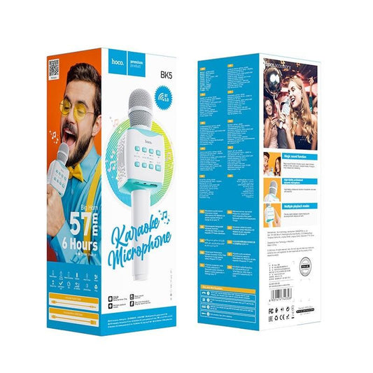 Hoco Microphone Bk5 Cantando Wireless Karaoke Mic - Saleshubstore