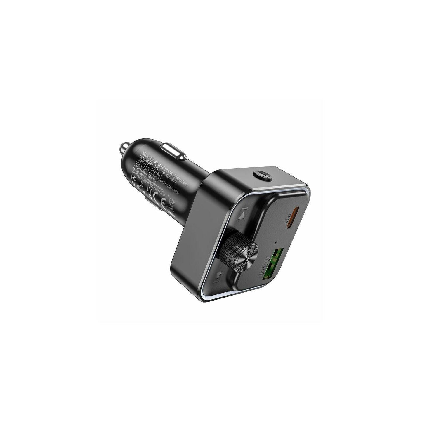 Hoco Car Adapter E81 Fantasy PD30W+QC3.0 car BT FM Transmitter - Saleshubstore