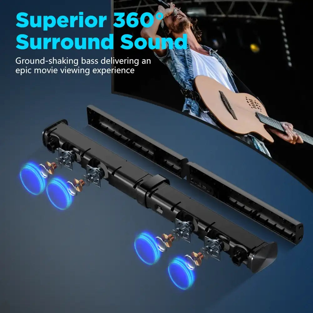 Wiwu Sounder S1 60W Bluetooth 5.0 Sound Bar – Home Theater Sound System
