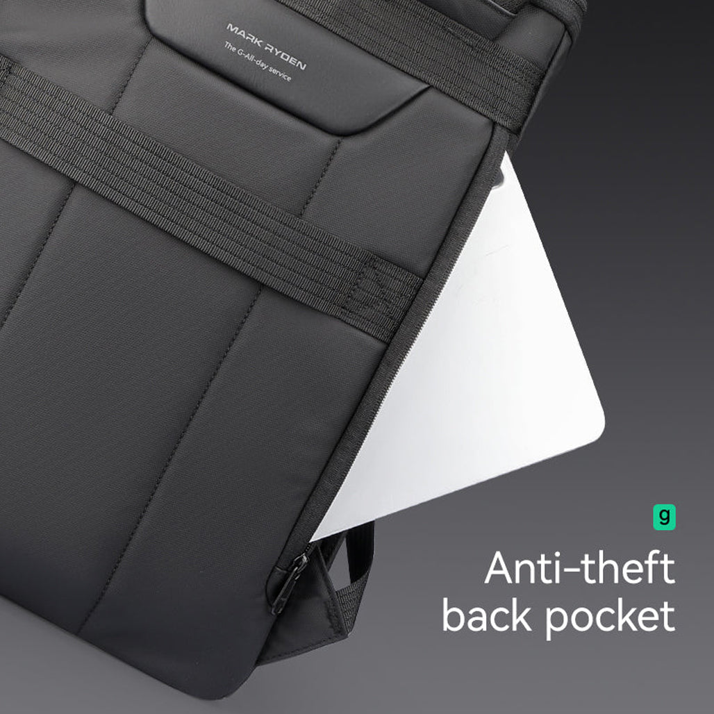 Mark Ryden AeroShield MR6886 Waterproof 15.6” Laptop Backpack with USB Charging Port