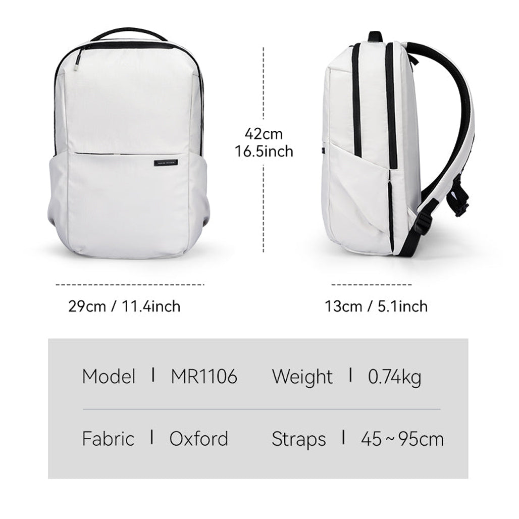 Mark Ryden Ultra-Light 15.6” Waterproof Backpack with USB Charging Port – MR1106