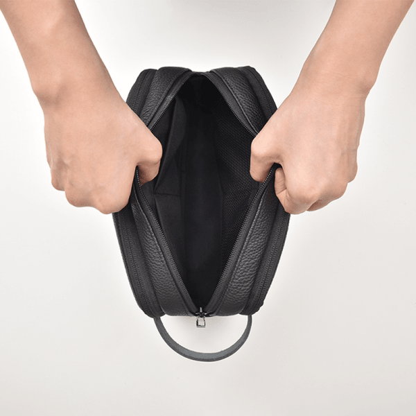 WIWU SALEM ANTI-THEFT TRAVEL POUCH - BLACK - Saleshubstore