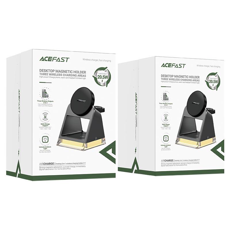 ACEFAST E17 3-in-1 Magnetic Wireless Charging Station - Saleshubstore