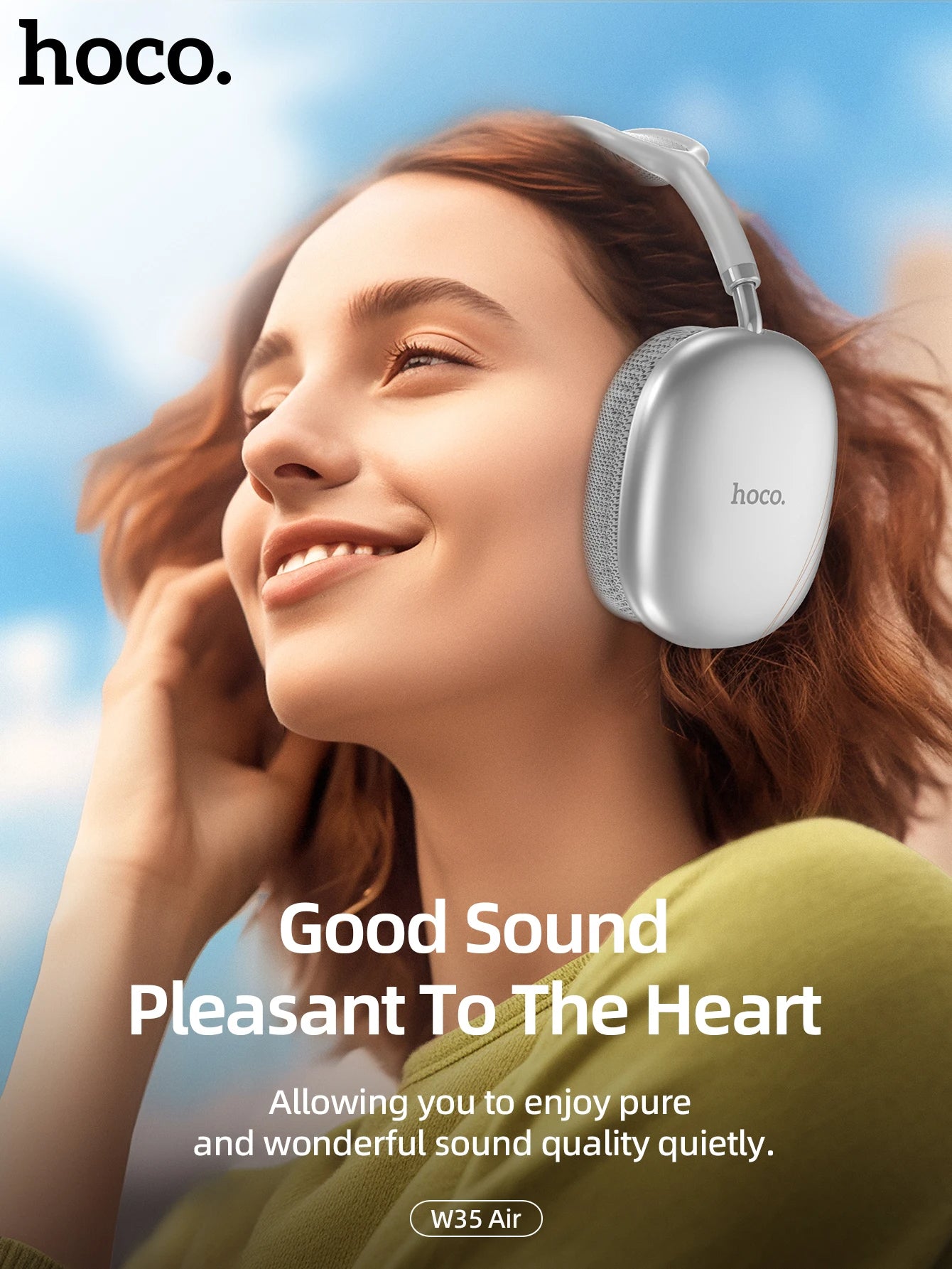 Hoco W35 Air Triumph Wireless Headphone - Saleshubstore