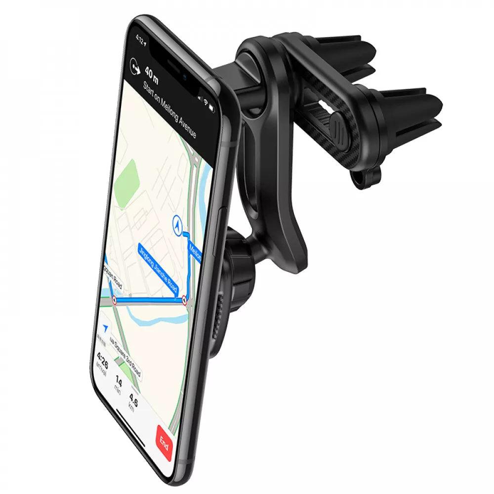 Car Holder Hoco CA68 Sagittarius Series Double Air Outlet Magnetic - Saleshubstore