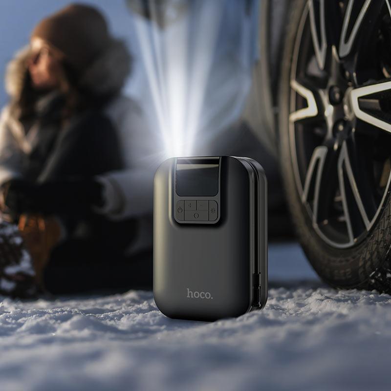 Hoco S53 Breeze Smart Portable Air Pump 2500mAh - Saleshubstore
