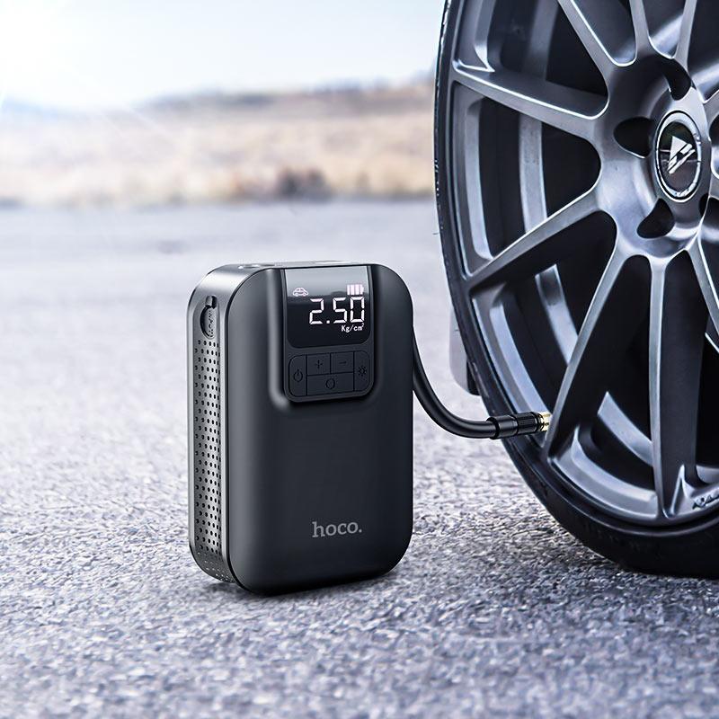 Hoco S53 Breeze Smart Portable Air Pump 2500mAh - Saleshubstore