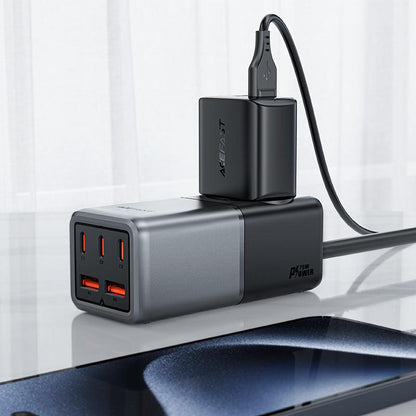 AceFast Fast Charge Power Strip Z2 PD75W GaN (3xUSB-C+2xUSB-A) EU - Saleshubstore