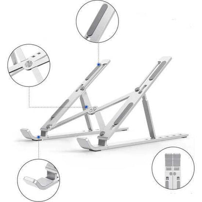Yesido LP01 Aluminum Adjustable Laptop Stand - Saleshubstore