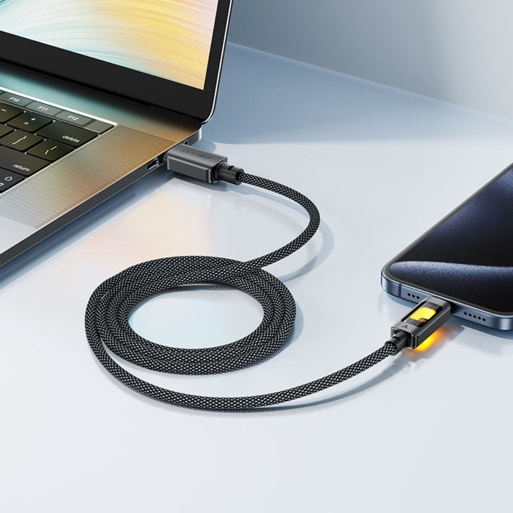Acefast C21-03 USB-C to USB-C 60W Fast Charging Cable – Durable Type-C Data & Power Cable