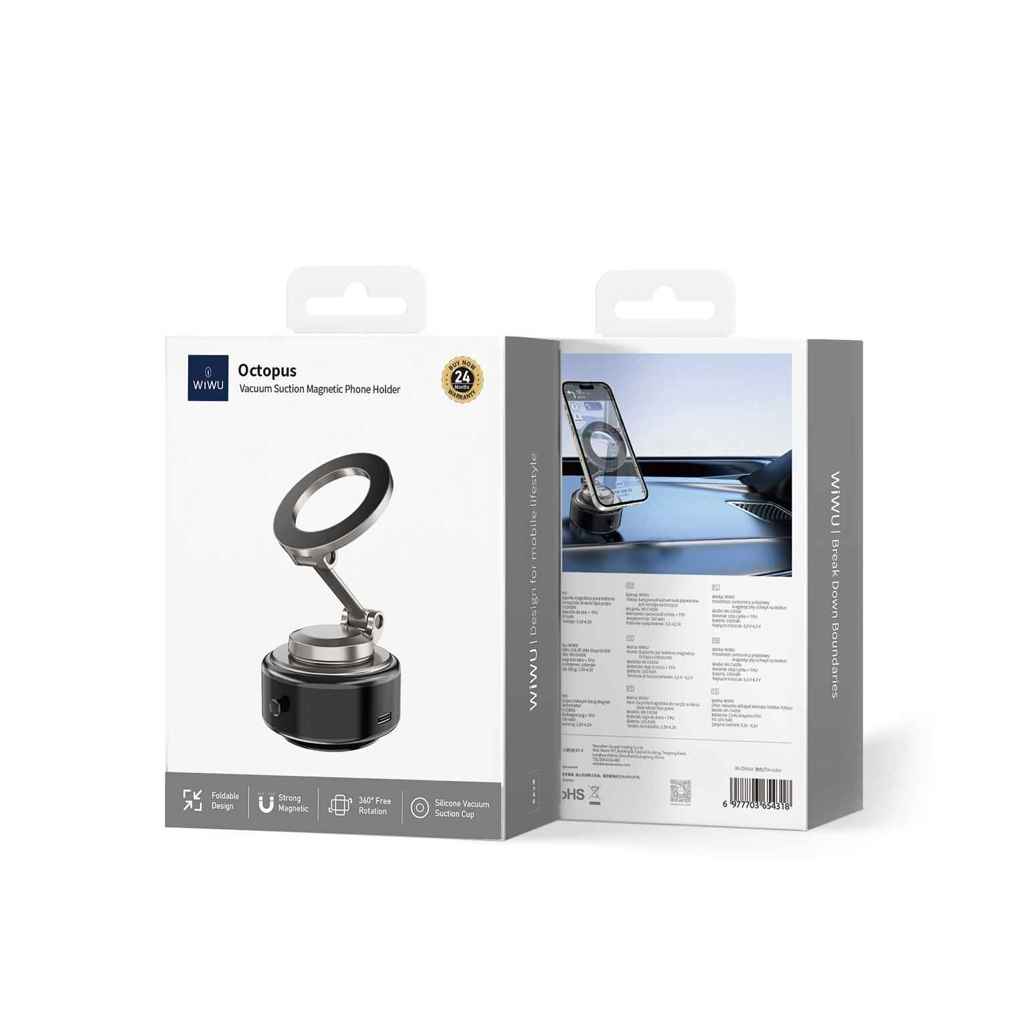 WiWU Octopus Vacuum Suction Magnetic Phone Holder – WI-CH056
