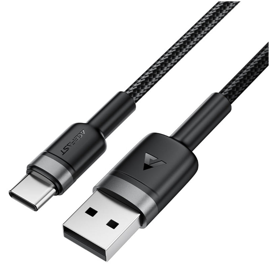 Acefast C22-04 USB-A to USB-C Charging & Data Cable – 3A Fast Charge, Nylon Braided