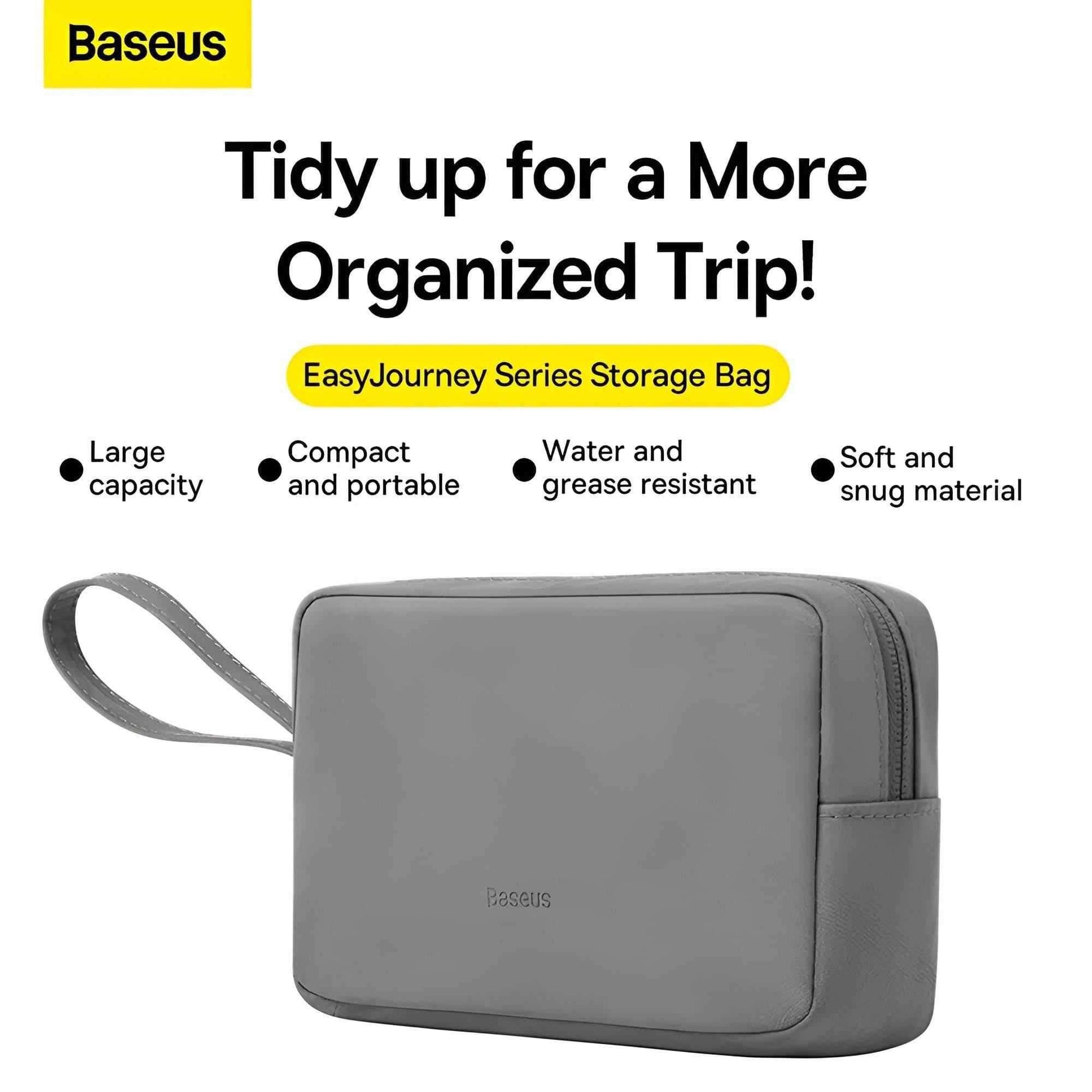 Baseus Easy Journey Series Storage Bag, Dark Gray - Saleshubstore