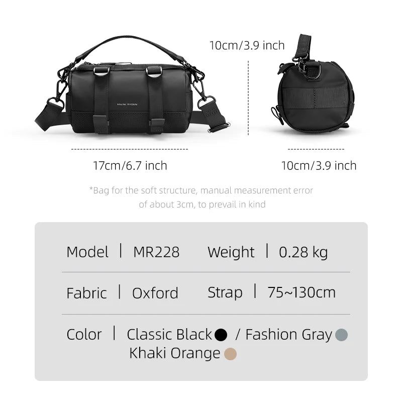 Mark Ryden MR-228 Light Line Crossbody & Clutch Bag – Minimalist Travel Organizer