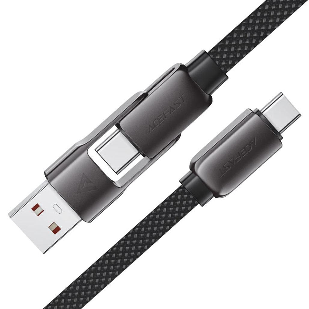 ACEFAST C13-04 USB-A / USB-C to USB-C Charging &amp; Data Cable (60W, 1.2m) - Saleshubstore