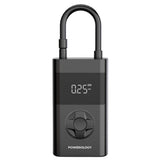 Powerology Ultra Portable Air Compressor Power Bank – Tire Inflator & Power Bank (Black)