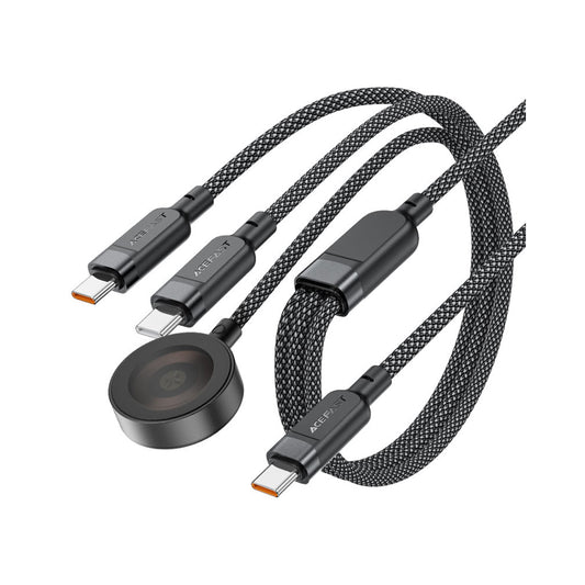 ACEFAST C6-11 3-in-1 100W Charging Data Cable with Wireless Charger
