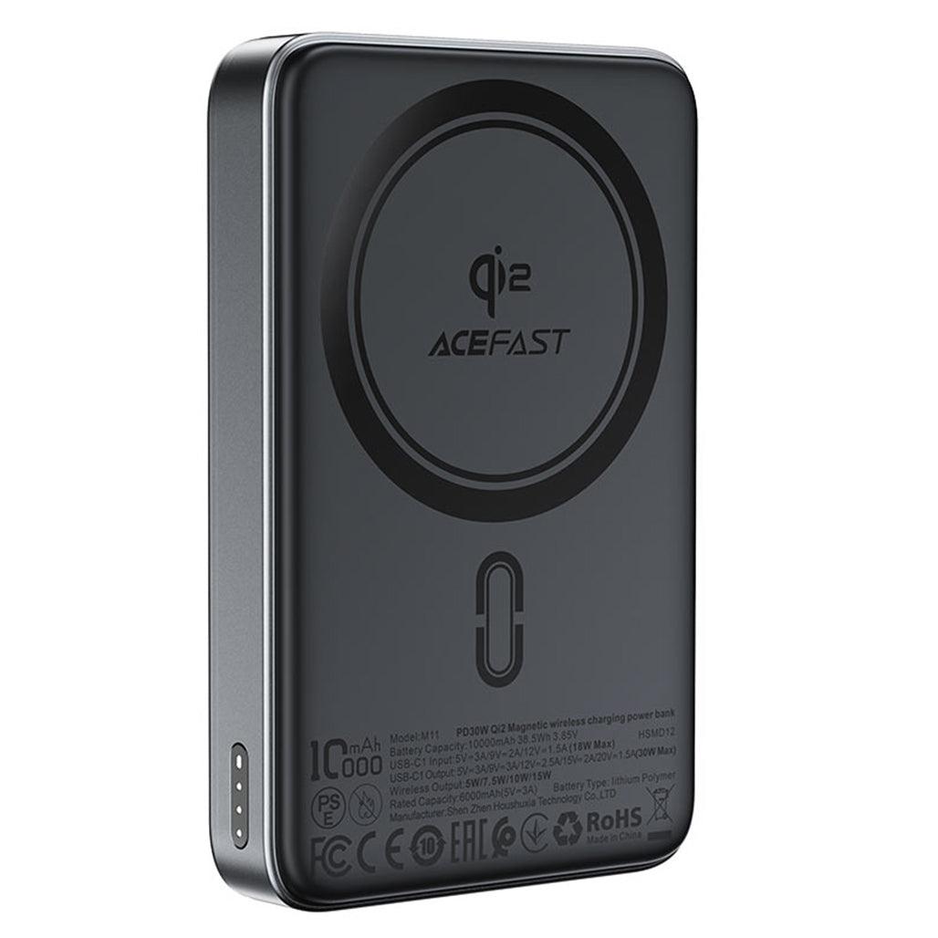 ACEFAST M11 10000mAh Magnetic Wireless Power Bank – 30W PD Fast Charging with Foldable Stand - Saleshubstore