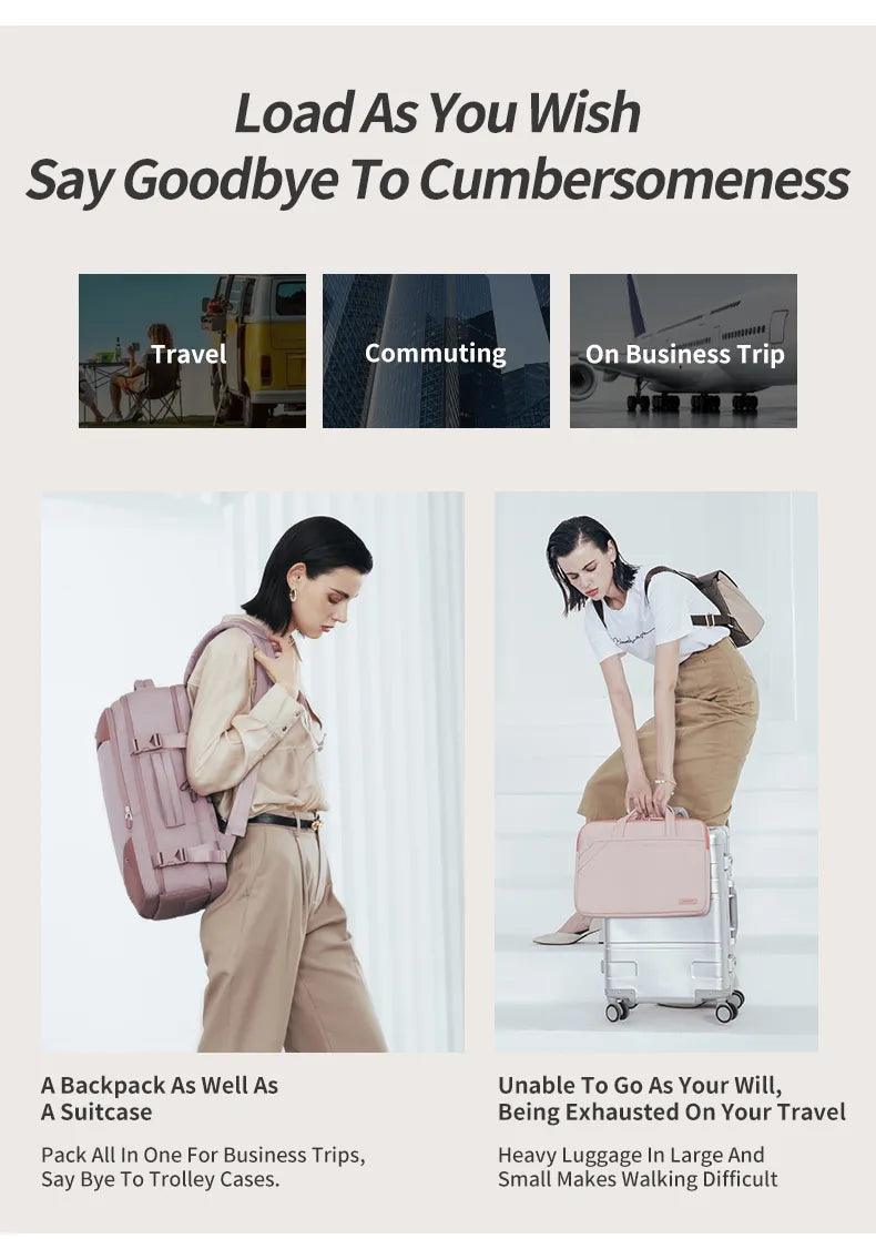 Chantria CB00641 Women Expandable Water Resistant Premium Laptop Backpack - Saleshubstore