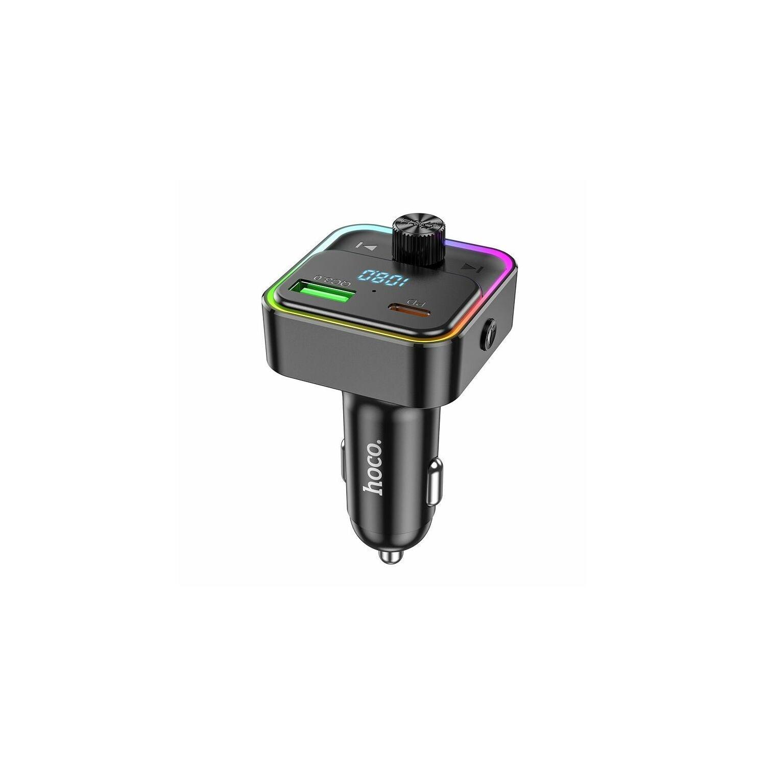 Hoco Car Adapter E81 Fantasy PD30W+QC3.0 car BT FM Transmitter - Saleshubstore