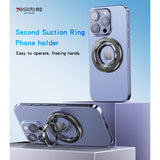 Yesido C205 Metal Folding MagSafe Ring Phone Holder – Magnetic Grip & Stand for iPhone
