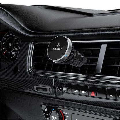 Acefast D40 MagSafe Wireless Car Charger with Qi2 Fast Charging & Cooling Fan – Air Vent Phone Mount Holder - Saleshubstore