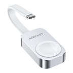 ACEFAST E21 Magnetic Wireless Charger for Apple Watch – 5W Fast Charging with Built-in USB-C Cable - Saleshubstore