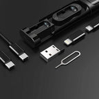 Mcdodo WF-1720 Travel Storage Box – All-in-One Cable, SIM & Adapter Kit - Saleshubstore