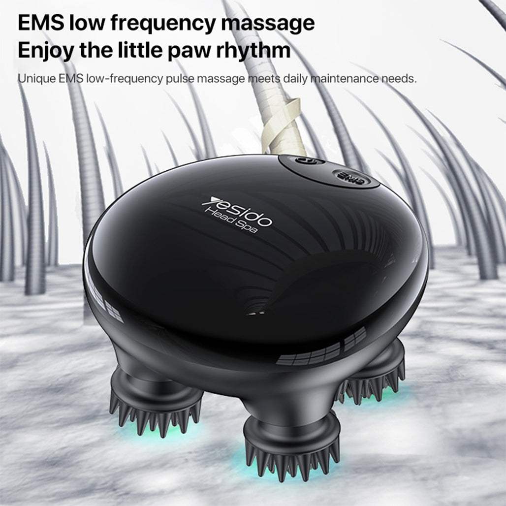 Yesido MG04 EMS Scalp Massager – Electric Head Massager with 3 Massage Modes & EMS Levels