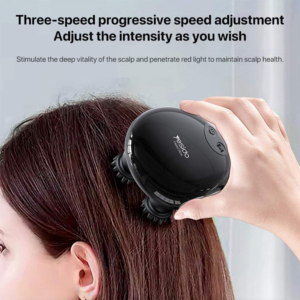 Yesido MG04 EMS Scalp Massager – Electric Head Massager with 3 Massage Modes & EMS Levels