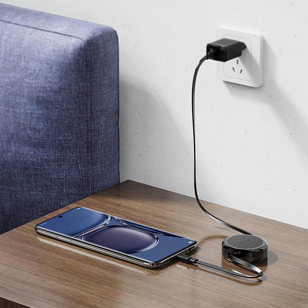 ACEFAST C13-03 Retractable USB-C to USB-C Fast Charging & Data Cable (60W, 0.8m) - Saleshubstore