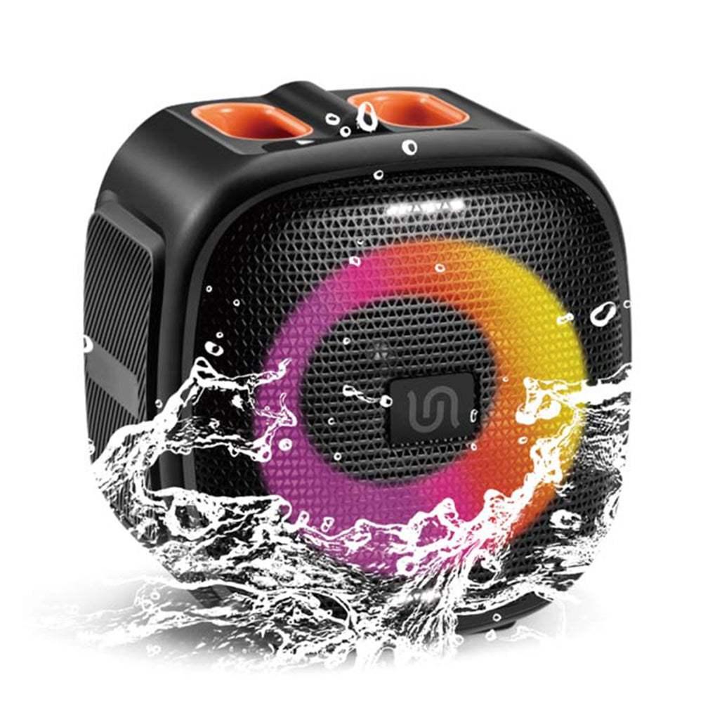 Porodo Soundtec Flash Portable Bluetooth Speaker – RGB Lights - Saleshubstore