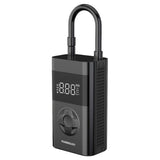 Powerology Ultra Portable Air Compressor Power Bank – Tire Inflator & Power Bank (Black)