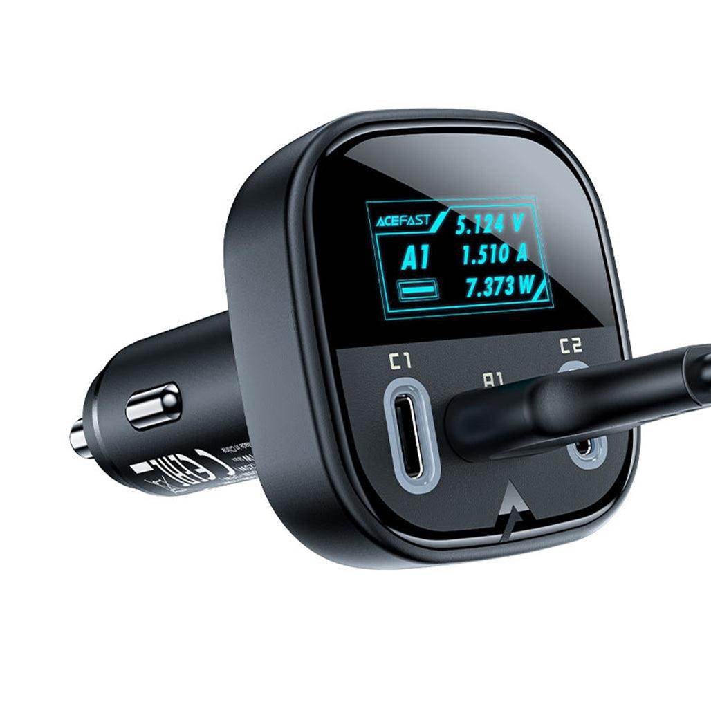 ACEFAST B5 101W Fast Charge Car Charger (2xUSB-C+USB-A) - Saleshubstore