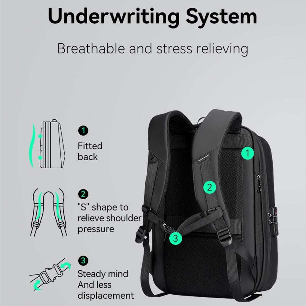 Mark Ryden MR9405SJ Protector II Expandable Hardshell Waterproof Backpack - Saleshubstore