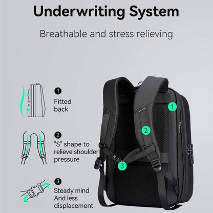 Mark Ryden MR9405SJ Protector II Expandable Hardshell Waterproof Backpack - Saleshubstore