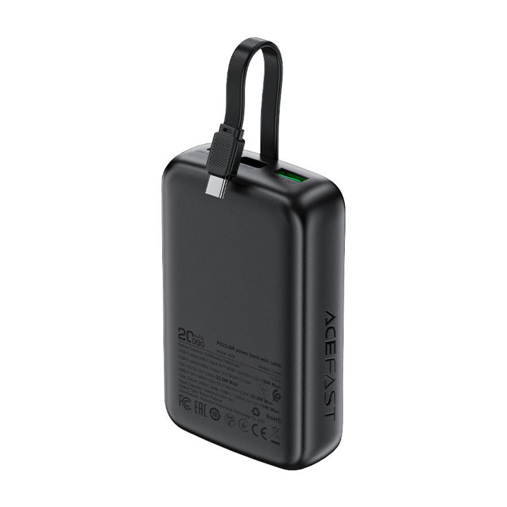 Acefast M14 20000mAh Power Bank PD22.5W – High-Capacity Fast Charging Portable Battery