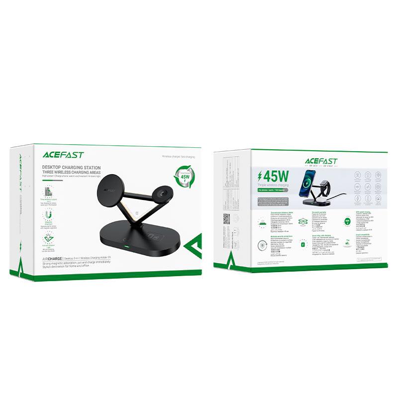ACEFAST E9 3-in-1 Desktop Wireless Charging Holder - Saleshubstore
