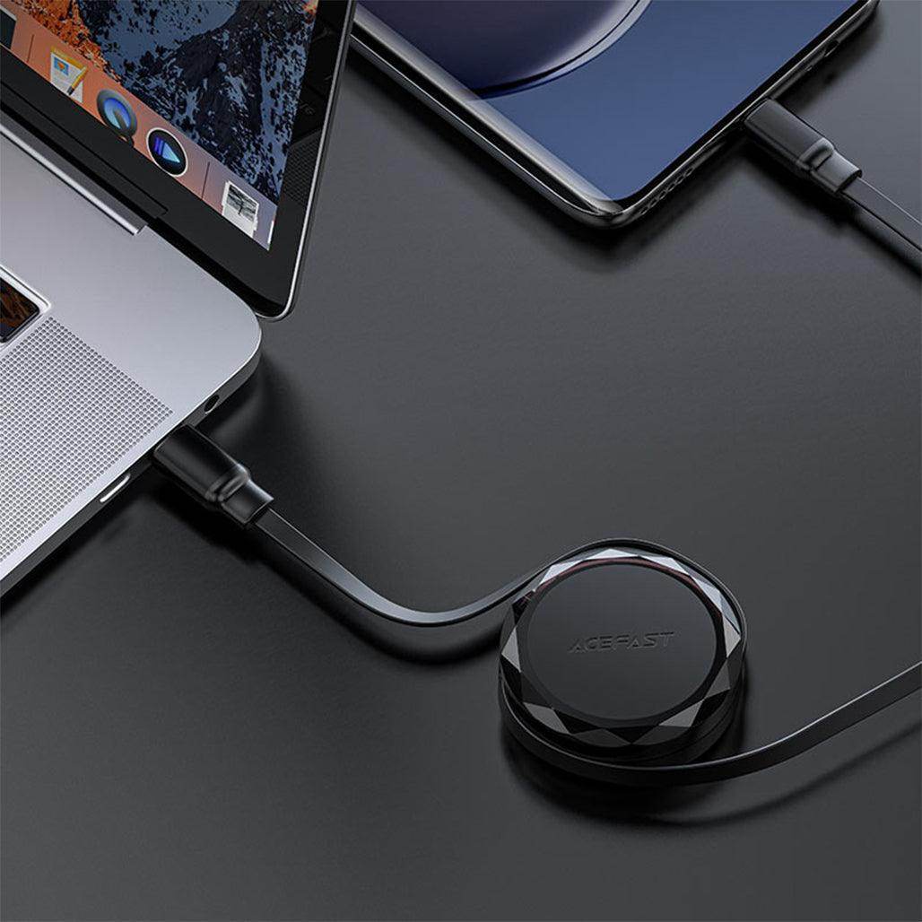 ACEFAST C13-03 Retractable USB-C to USB-C Fast Charging & Data Cable (60W, 0.8m) - Saleshubstore