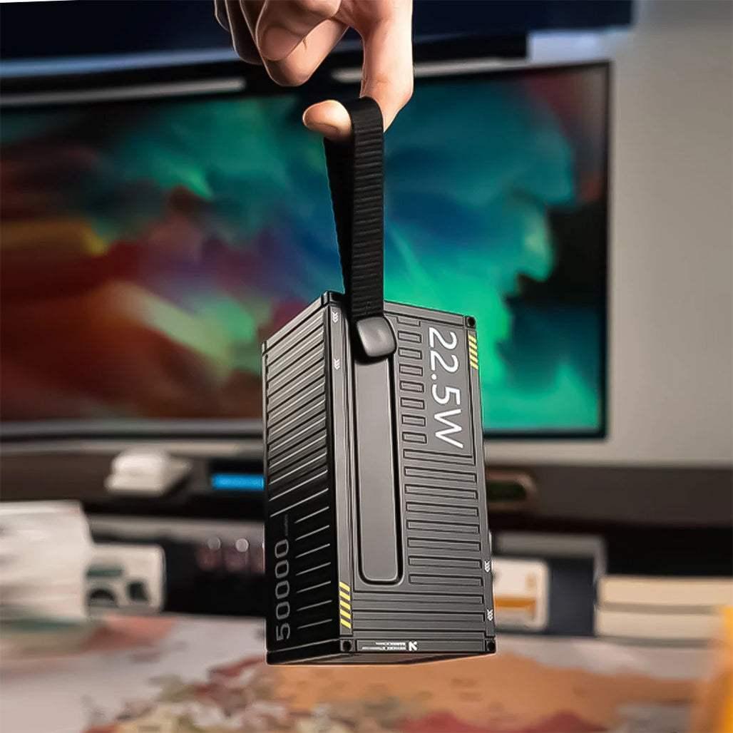 WOPOW PD35 50000mAh Power Bank with 22.5W PD Fast Charging & Digital Display – Outdoor Container Design - Saleshubstore