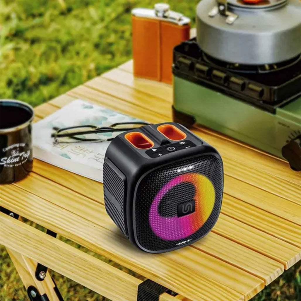 Porodo Soundtec Flash Portable Bluetooth Speaker – RGB Lights - Saleshubstore
