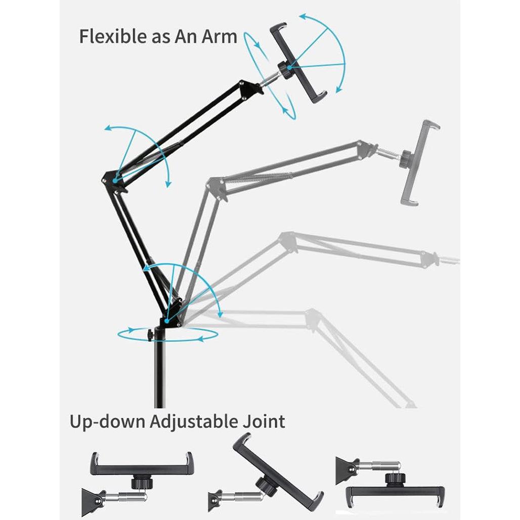 Tablet Floor Stand Adjustable Holder - Saleshubstore