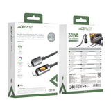 Acefast C21-03 USB-C to USB-C 60W Fast Charging Cable – Durable Type-C Data & Power Cable
