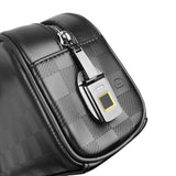 WIWU Phantom Fingerprint Lock Pouch – Secure Travel Organizer (Black)