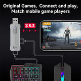 Electro Wolf X8 5-in-1 Mobile Gaming Combo – Wireless RGB Keyboard, Mouse & Game Controller Set for Android