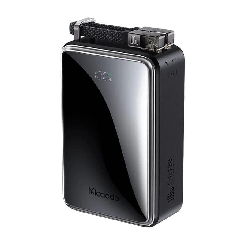 Mcdodo MC-0561 100W Digital Display 25000mAh Power Bank with Built-in Cable - Saleshubstore