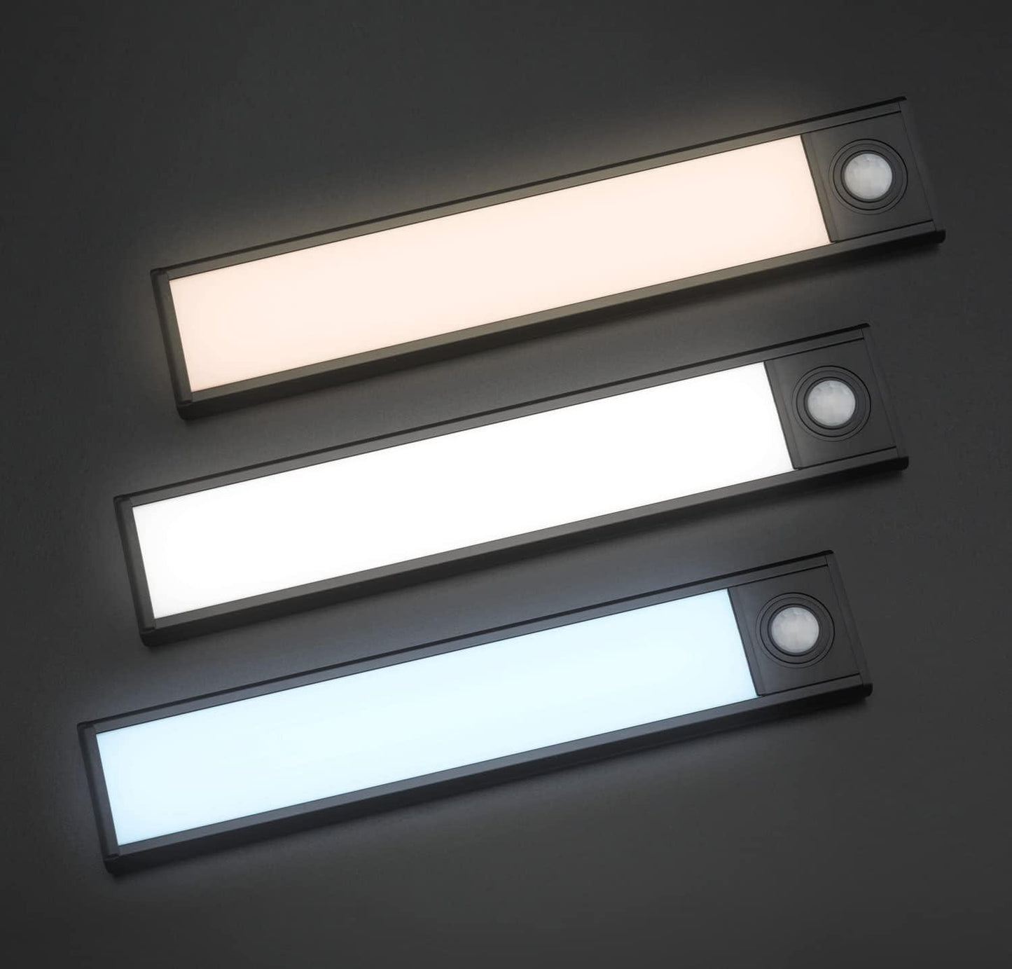 Motion Sensor Lights Indoor 20CM Wireless Lighting Rechargeable Led Strip Lights with Magnetic Stickers - Saleshubstore
