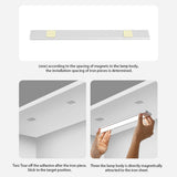 Motion Sensor Lights Indoor 20CM Wireless Lighting Rechargeable Led Strip Lights with Magnetic Stickers - Saleshubstore